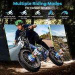 3000W Dual Motor Folding Electric Bike for Adults