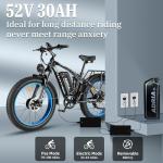 TUTTIO Adria26 Dual Motor Electric Bike, 40-46 MPH