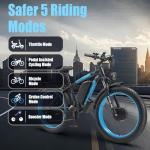 4000W AWD Electric Bike for Adults, 26” Fat Tire