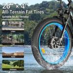 TUTTIO Adria26 Dual Motor Electric Bike, 40-46 MPH