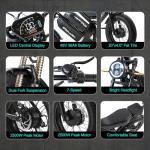 5000W Dual Motor All-Terrain Electric Bike