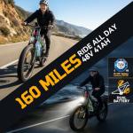 FREESKY High-Power Dual Battery Electric Bike 160 Miles