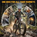 FREESKY High-Power Dual Battery Electric Bike 160 Miles