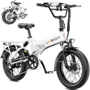 Jasion EB7 Foldable Electric Bike with Fat Tires