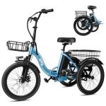 Qlife Triker Folding Electric Trike with 750W Motor