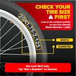 Ultraverse 20" Butyl Rubber Bike Inner Tubes - Set of 2