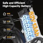 GOKEEP 20" Folding Fat Tire Electric Bike