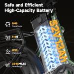 GOKEEP Folding Electric Bike with 1300W Motor