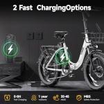 GOKEEP 20" Folding Fat Tire Electric Bike