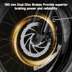 GOKEEP Folding Electric Bike with 1300W Motor