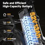 GOKEEP 20" Folding Electric Bike with Fat Tires