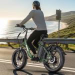 GOKEEP 1300W Folding Electric Bike - 75 Mile Range