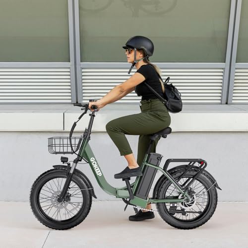GOKEEP Folding Electric Bike with 1300W Motor