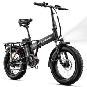 1000W Folding Electric Bike with 80-Mile Range