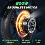 Isinwheel U5 Pro Folding Electric Bike for Adults