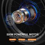 TotGuard 26" Fat Tire Electric Mountain Bike