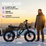 Likebike U12 Electric Fat Tire Bike, 2000W