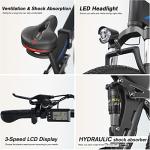 Wooken 26" Folding Fat Tire Electric Bike