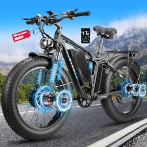 9000W Electric Bike with Dual Motors and Fat Tires