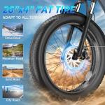 1000W All-Terrain Electric Bike with Fat Tires