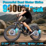 9000W Electric Bike with Dual Motors and Fat Tires