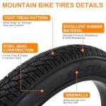 26" Fat Bike Tires - 2-Pack Replacement Set