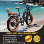 Kebiko 1500W Electric Bike with Removable Battery