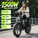 TST Electric Bike with 1500W Motor and 60 Mile Range