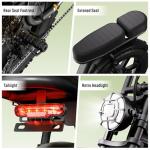 TST Electric Bike with 1500W Motor and 60 Mile Range