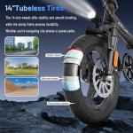 RPINT Folding Electric Bike for Adults and Teens