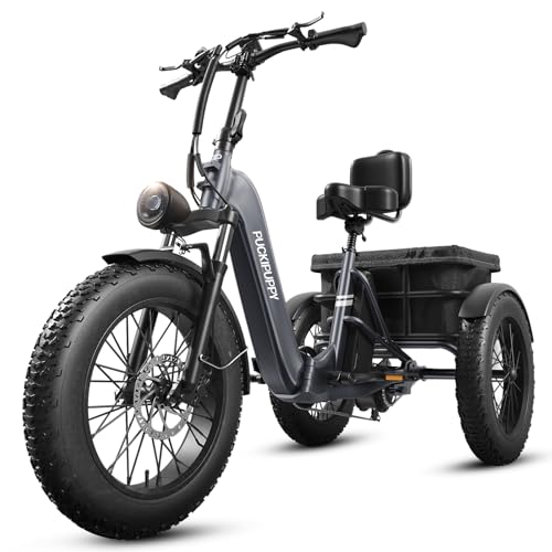 PUCKIPUPPY Adult Electric Tricycle with 960W Motor