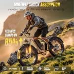 PUJH 6000W Dual Motor Electric Bike 45 MPH