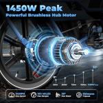 EUYBIKE Dual Battery 1450W Electric Cargo Bike