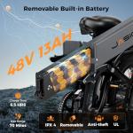 Jasion X-Hunter Foldable Electric Bike for Adults