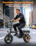 Misodo 1200W Folding Electric Bike for Adults