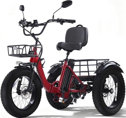KAKIGO 1350W Folding Electric Tricycle for Adults