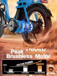 1200W Folding Electric Bike with 55-Mile Range