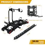 Heavy-Duty E-Bike Rack for 2 Bikes