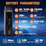 KORNORGE 48V 15.6Ah Lithium-Ion E-Bike Battery