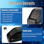 KORNORGE 48V 15.6Ah Lithium-Ion E-Bike Battery