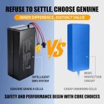 KORNORGE 36V 10Ah Lithium Battery Pack for E-Bikes