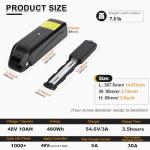 48V 10Ah E-Bike Lithium Battery with USB Port