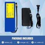 SWQQWEI 36V 10Ah Lithium Battery for E-Bikes