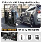 Eco Pro 200lbs Folding Hitch Rack for 2 E-Bikes