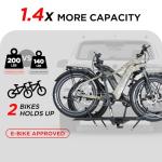 EZ-FOLD Aluminum Ebike Carrier for All Vehicles