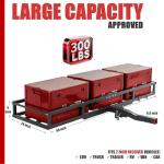 Heavy-Duty Hitch-Mount Rack for 2 Electric Bikes