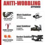 Heavy-Duty Hitch-Mount Rack for 2 Electric Bikes