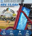 KAKIGO 1350W Folding Electric Tricycle for Adults