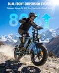 OUXI 16" Fat Tire Electric Bike for Adults