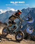 OUXI 16" Fat Tire Electric Bike for Adults